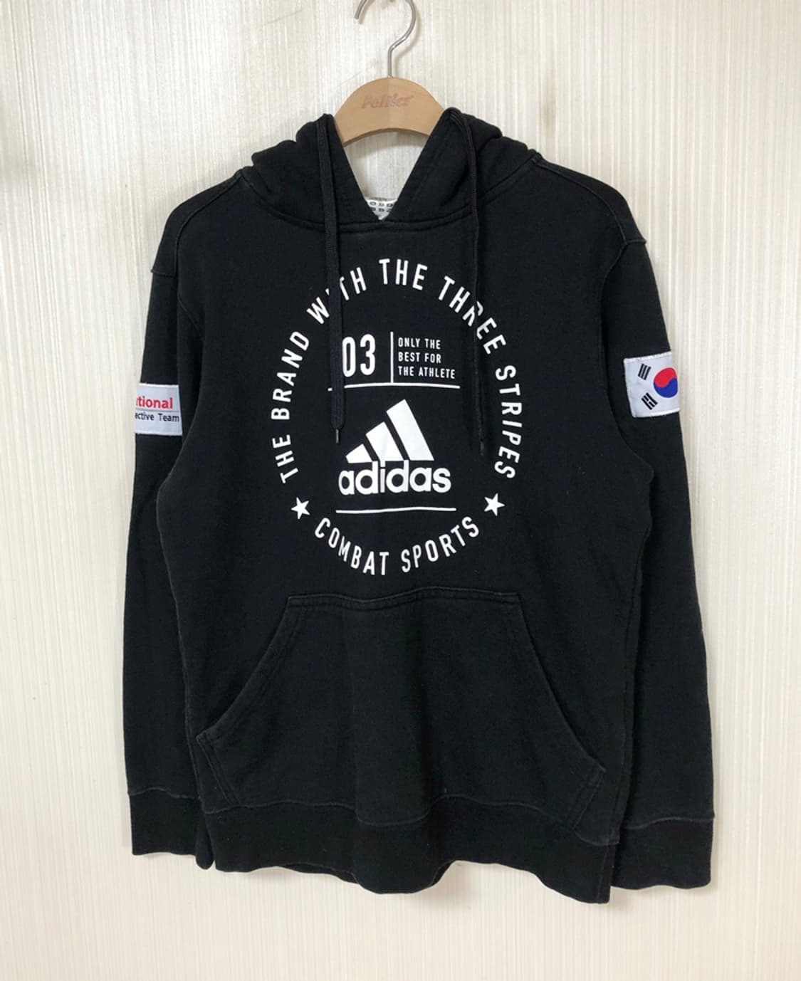 아디다스국대 컴뱃스포츠 국대KOREA 국대후드티셔츠 M(95) 상품이미지1