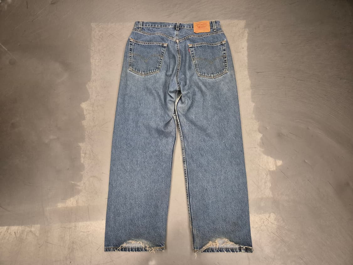 90s 리바이스569 블랭크탭 데님 팬츠 상품이미지2