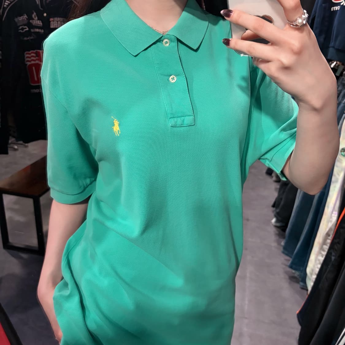 [IM] 폴로랄프로렌 반팔 피케 셔츠 민트 상품이미지6
