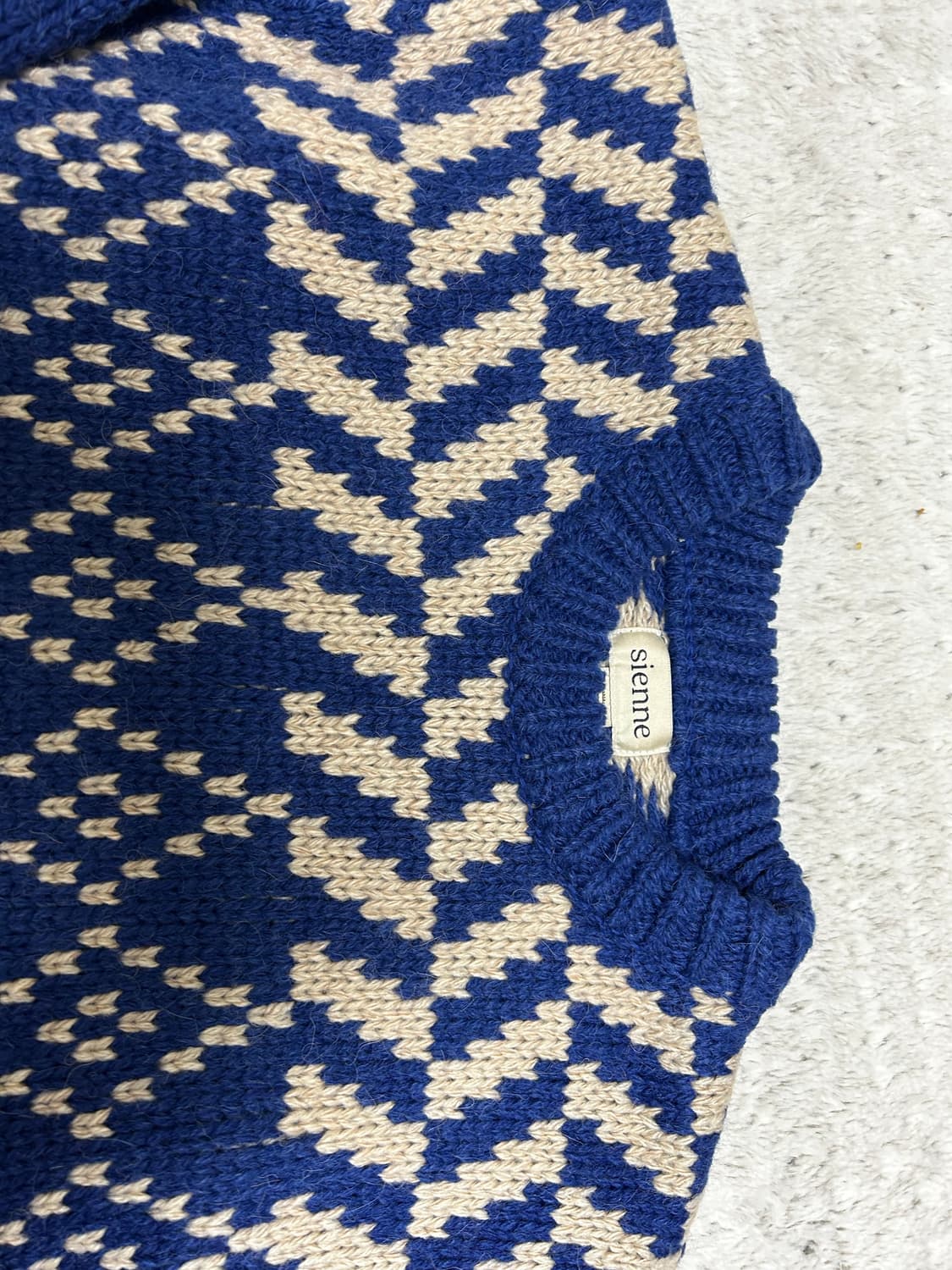 시엔느 노엘 자카드 니트 상품이미지6