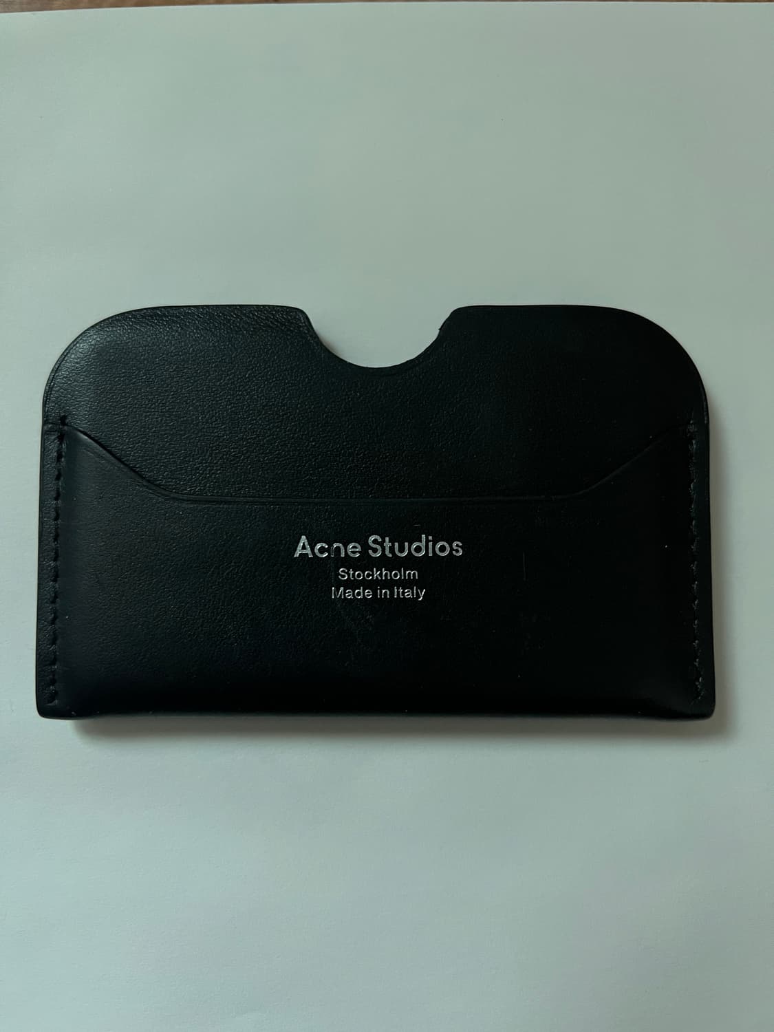 아크네 스튜디오 엘마스 카드 홀더 블랙 상품이미지1