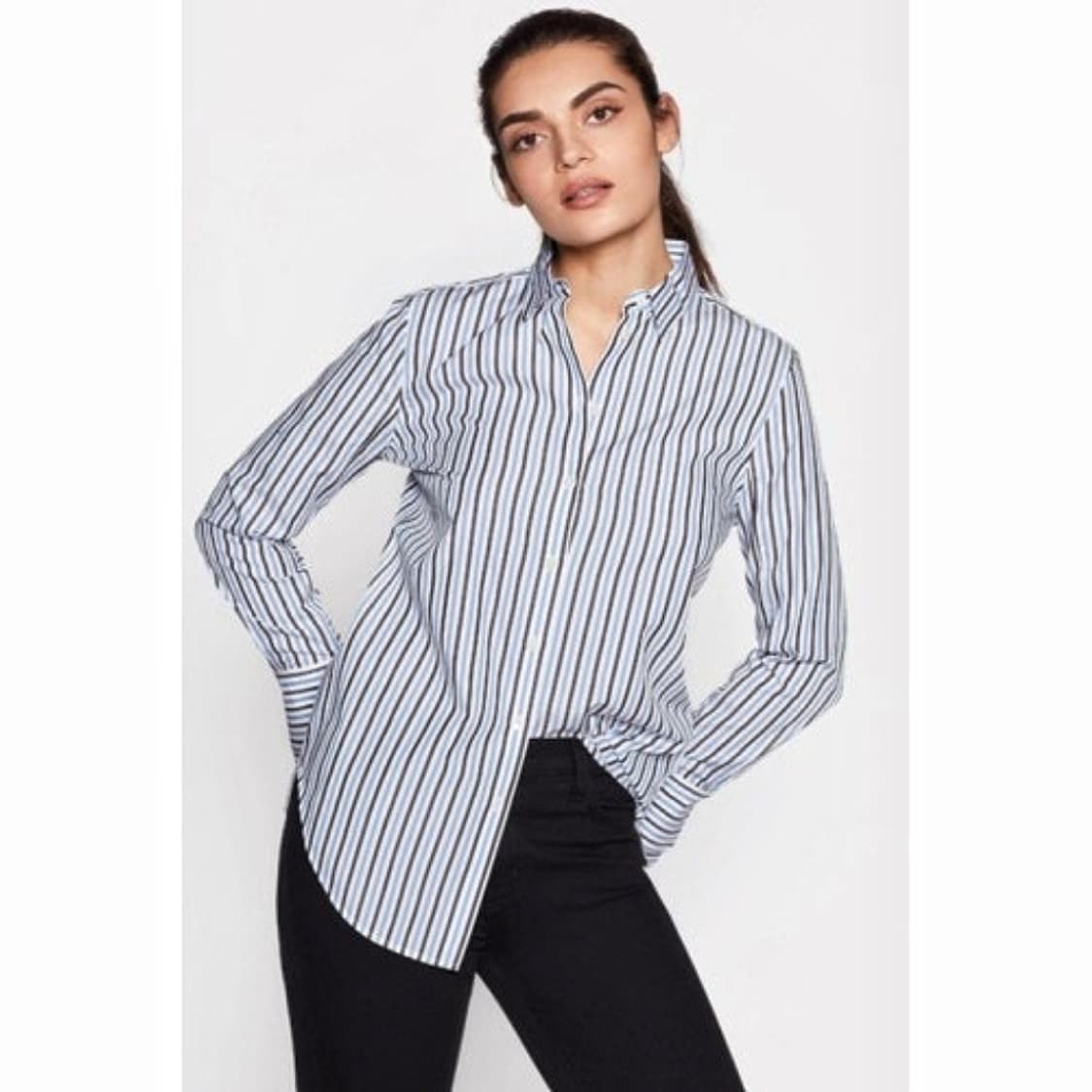 이큅먼트 슬릿 커프 스트라이프 셔츠 상품이미지6