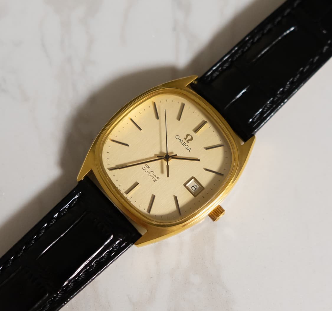 오메가 드빌 엘립스 빈티지 쿼츠 시계 상품이미지2