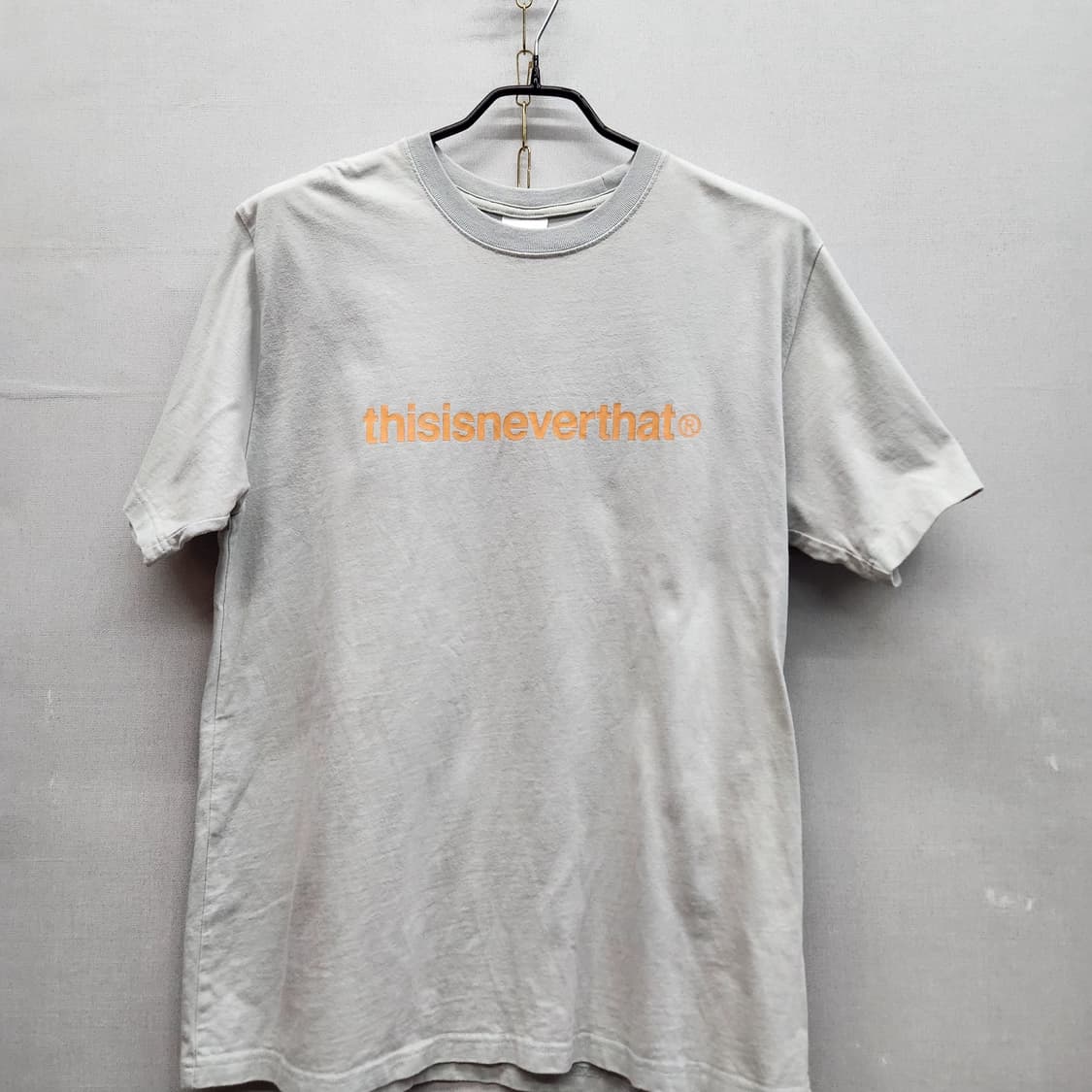 디스이즈네버댓 빅로고 프린팅 반팔티 S(M) 남여공용 상품이미지1