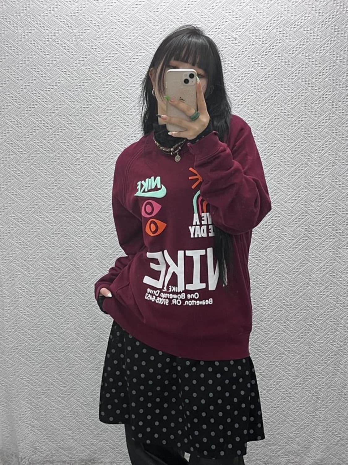 나이키 남성 HBR 올드스쿨 그래픽 로고 맨투맨 XL C09083 상품이미지1