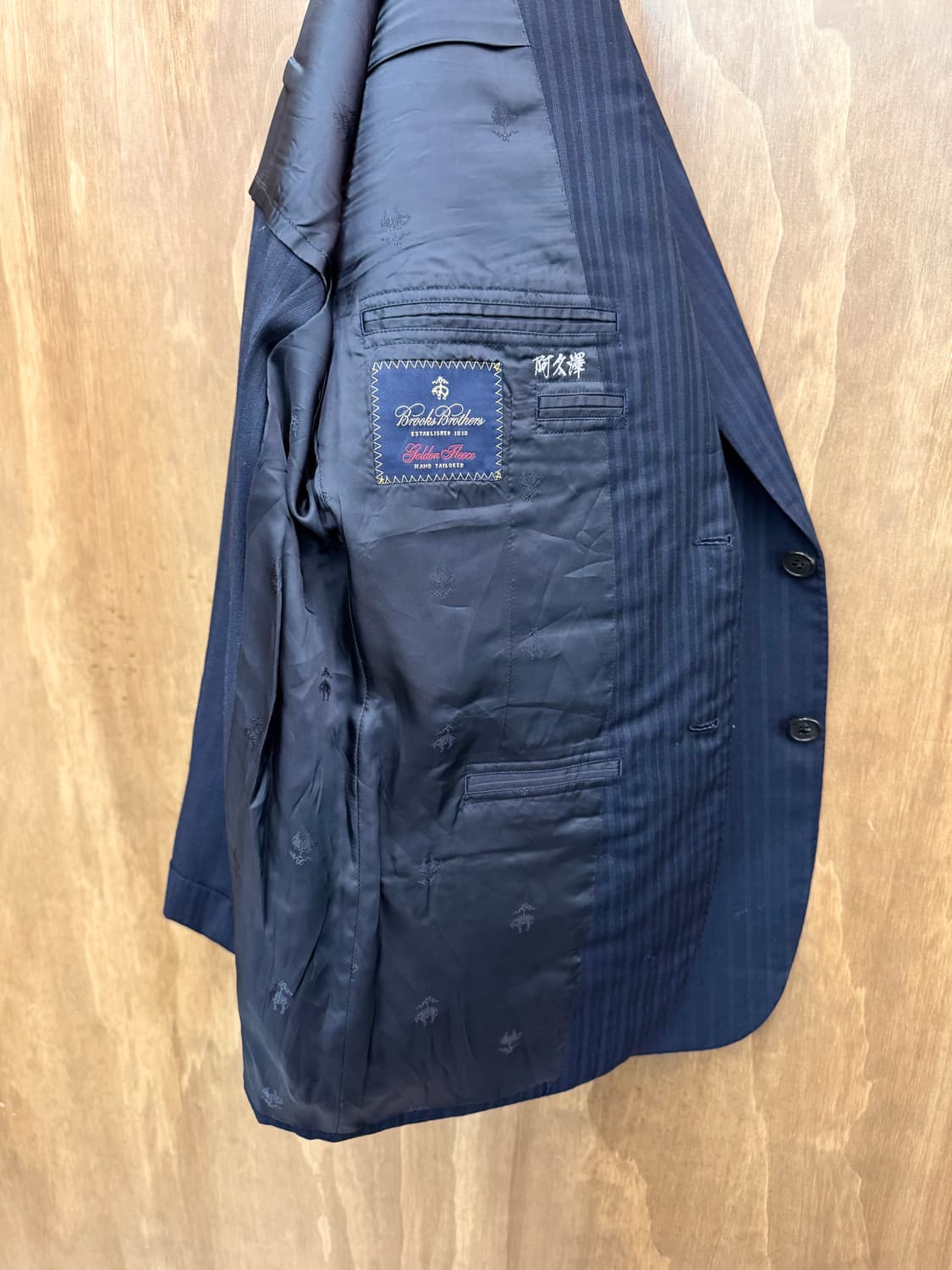 브룩스 브라더스 스트라이프 투버튼 자켓 상품이미지4