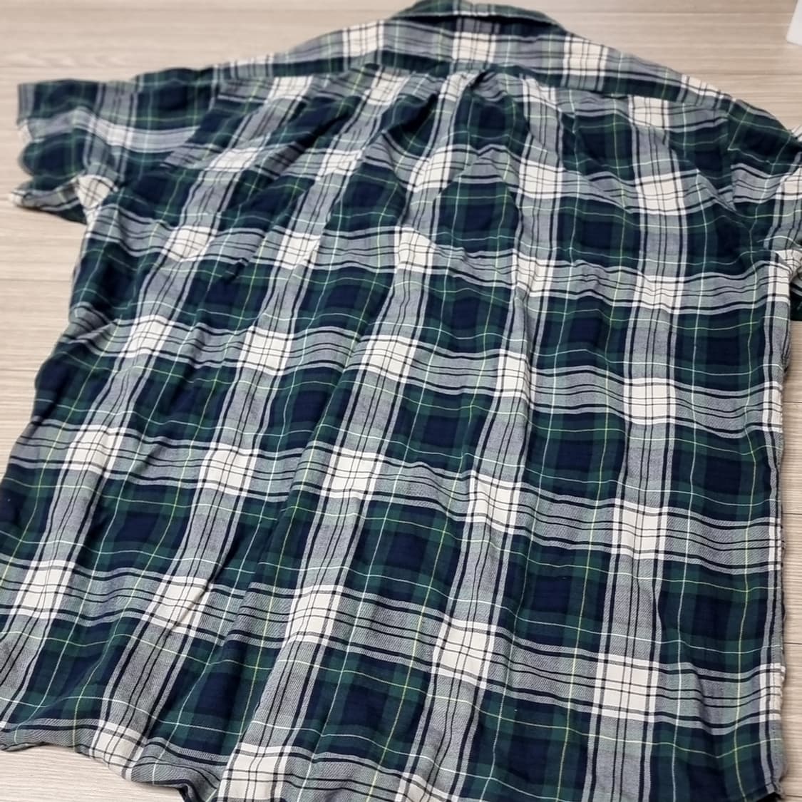 빈티지 폴로 랄프로렌 반팔 체크 셔츠(105) 상품이미지3