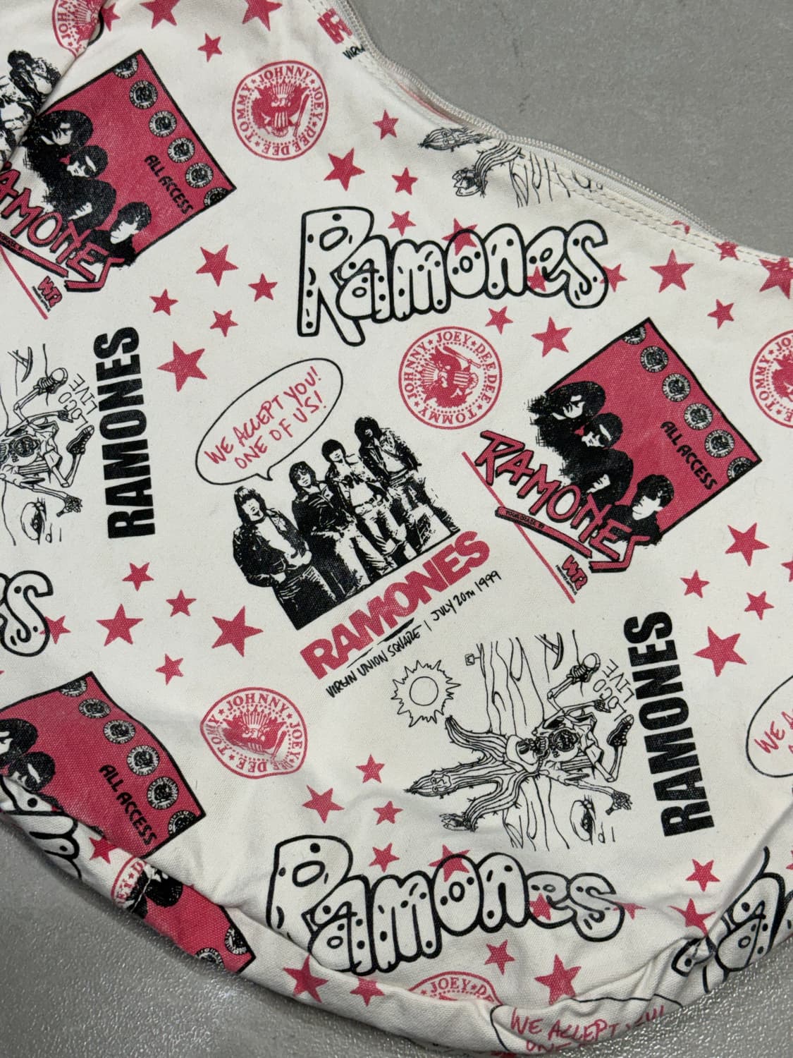 히스테릭 글래머xRamones 아카이브 대형 숄더백 가방 상품이미지2