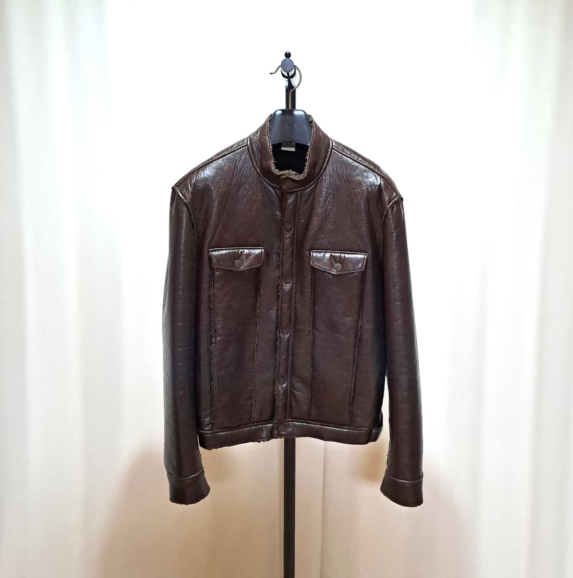 (택포) AX 아르마니익스체인지 비건레더 무스탕 XL B128 상품이미지1