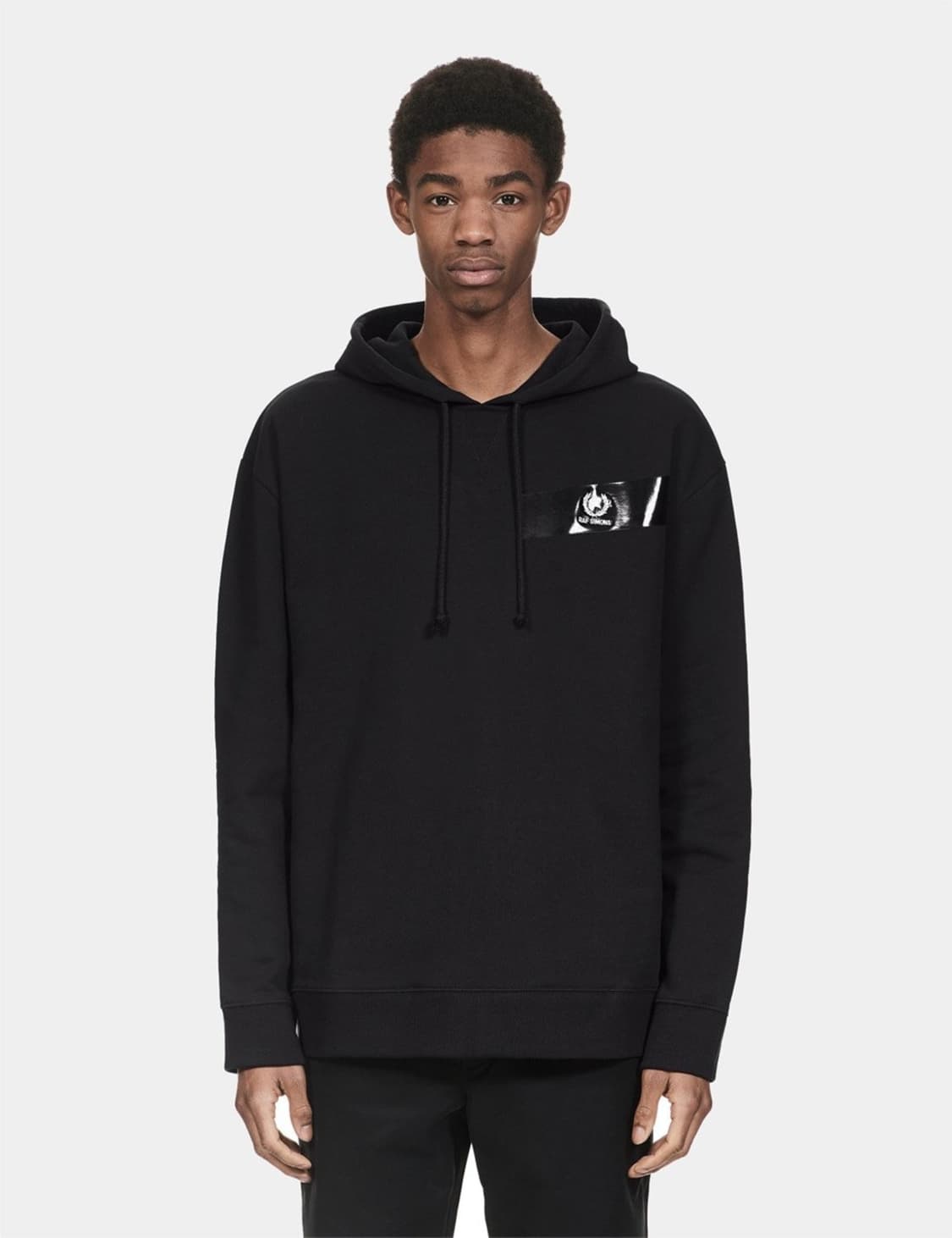 라프시몬스x프레드페리 테이프 후디 상품이미지2