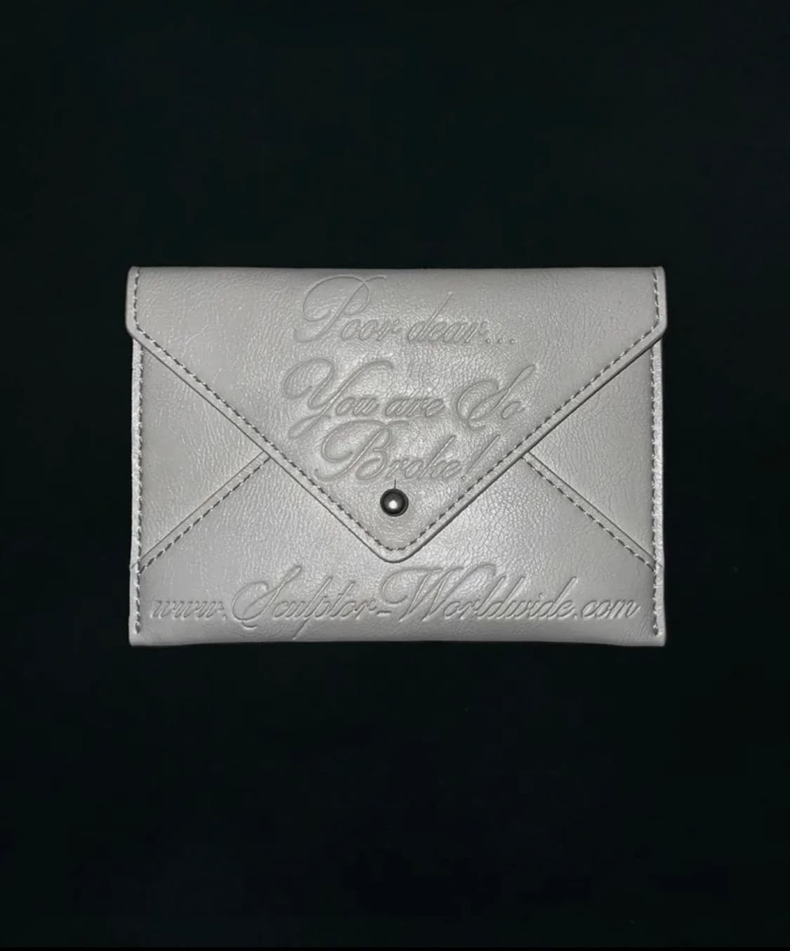 스컬프터 카드지갑 Poor Dear Card Wallet White 상품이미지1