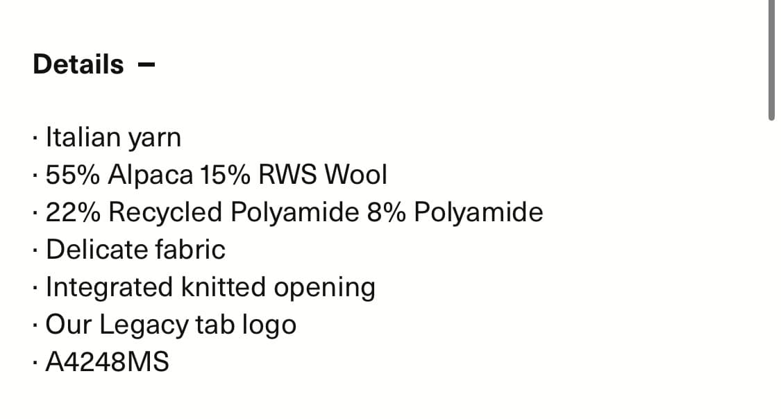 아워레가시 알파카 스카프 상품이미지7