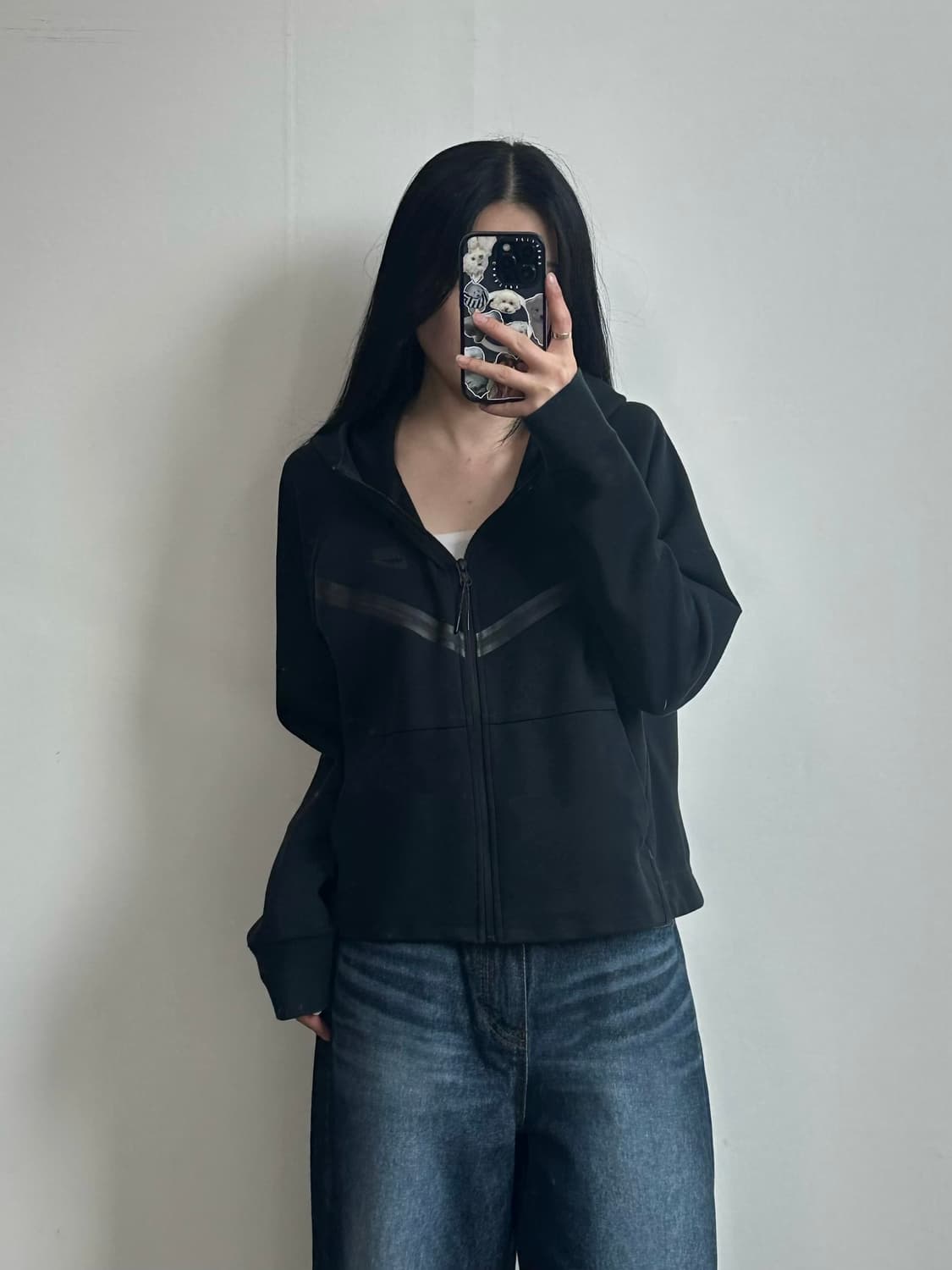 나이키 테크팩 블랙 후드집업 상품이미지1