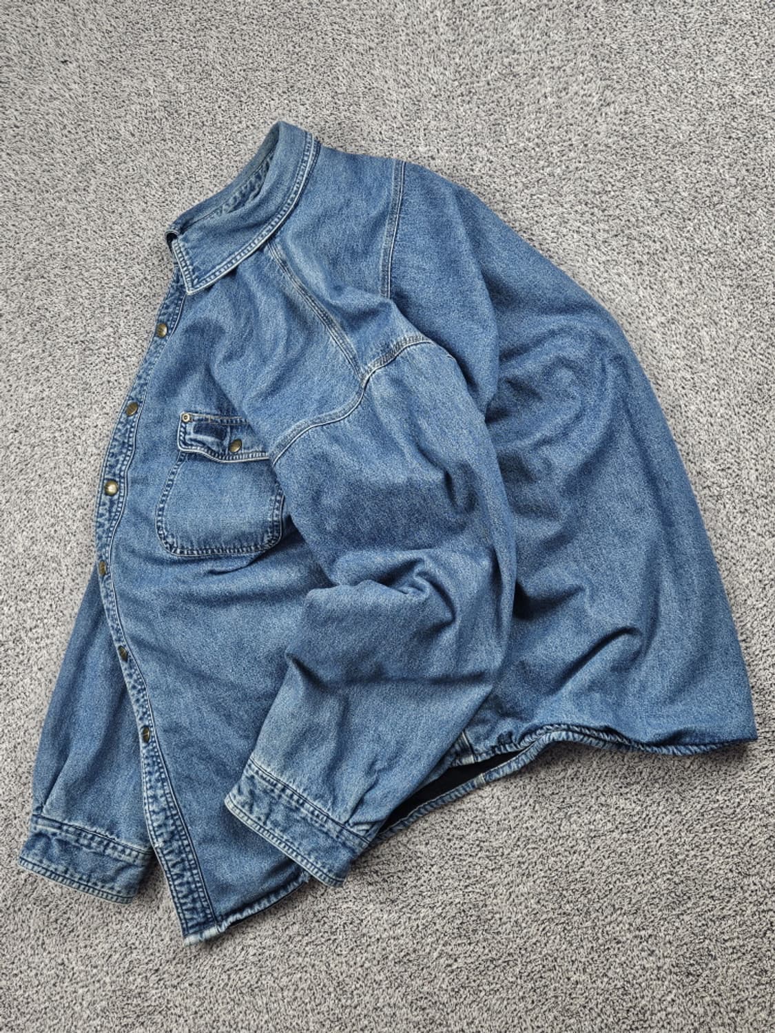 칼하트 데님 헤비 플란넬 워크 셔츠 자켓 ( L ) / 10451 상품이미지3