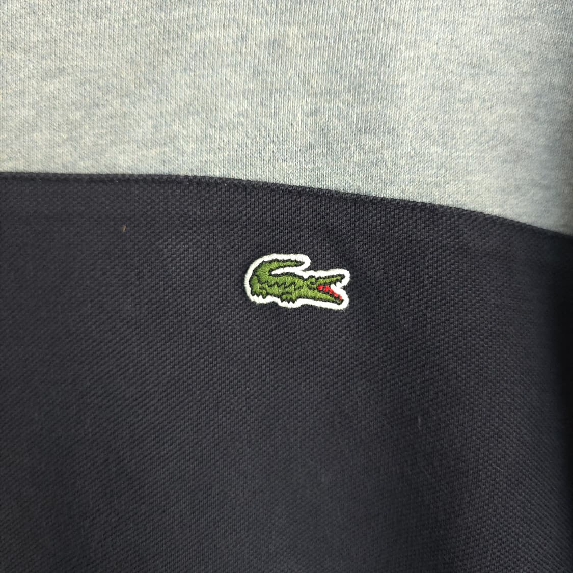 라코스테 Lacoste 배색 크루넥 맨투맨 100 상품이미지3