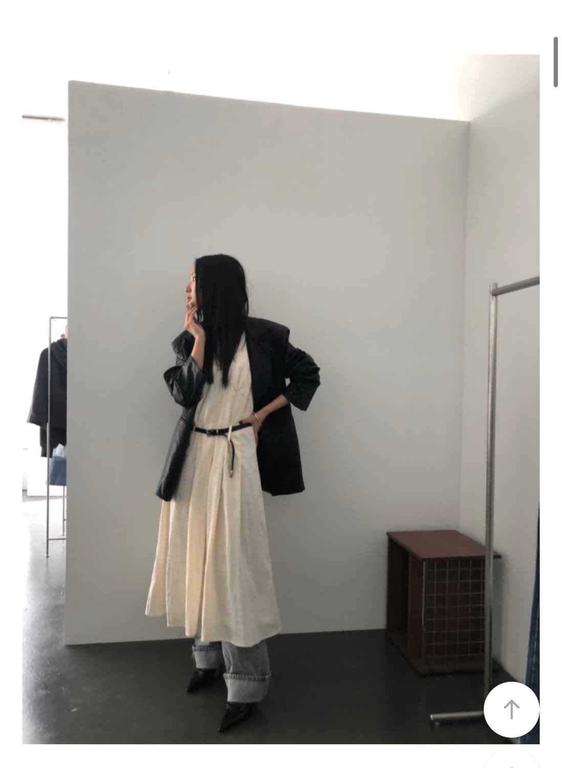 브리즈 레이어드 롱 스커트 상품이미지3