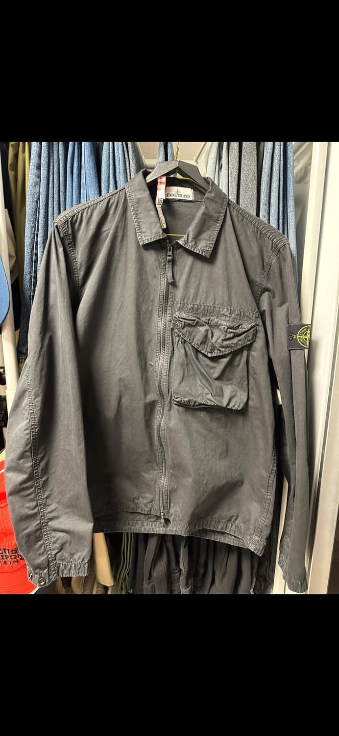 스톤아일랜드 21SS T.CO+OLD OVERSHIRT JACKET BL 상품이미지1