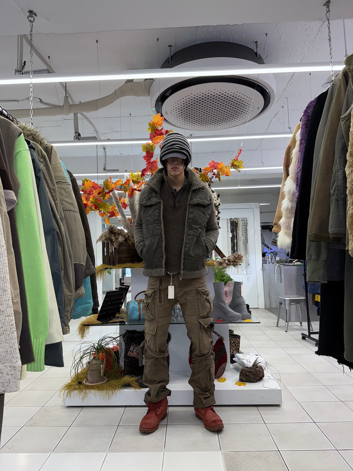 grunge shearling jacekt 상품이미지5