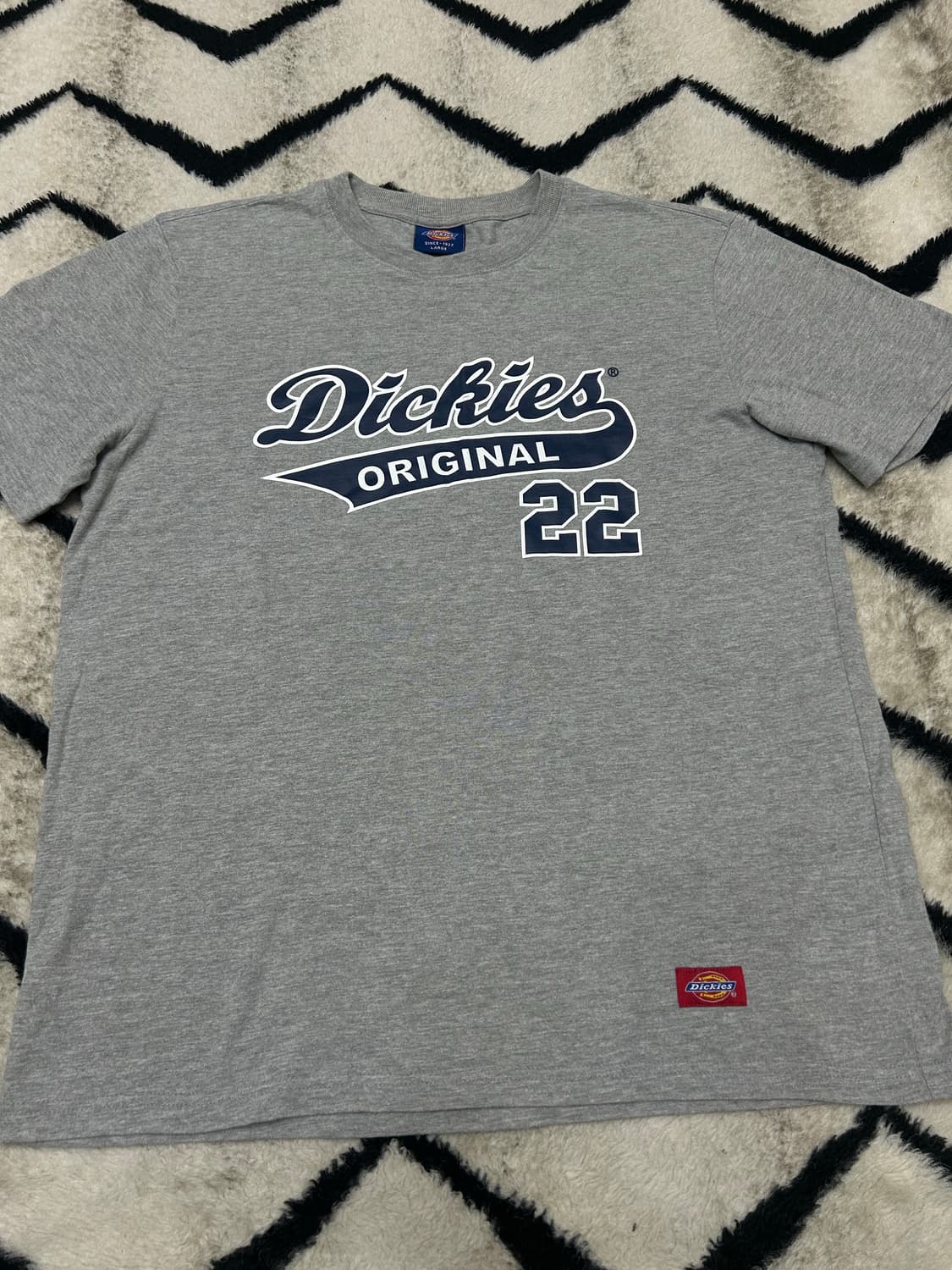 [L]디키즈 프린팅 반팔/그레이 상품이미지1