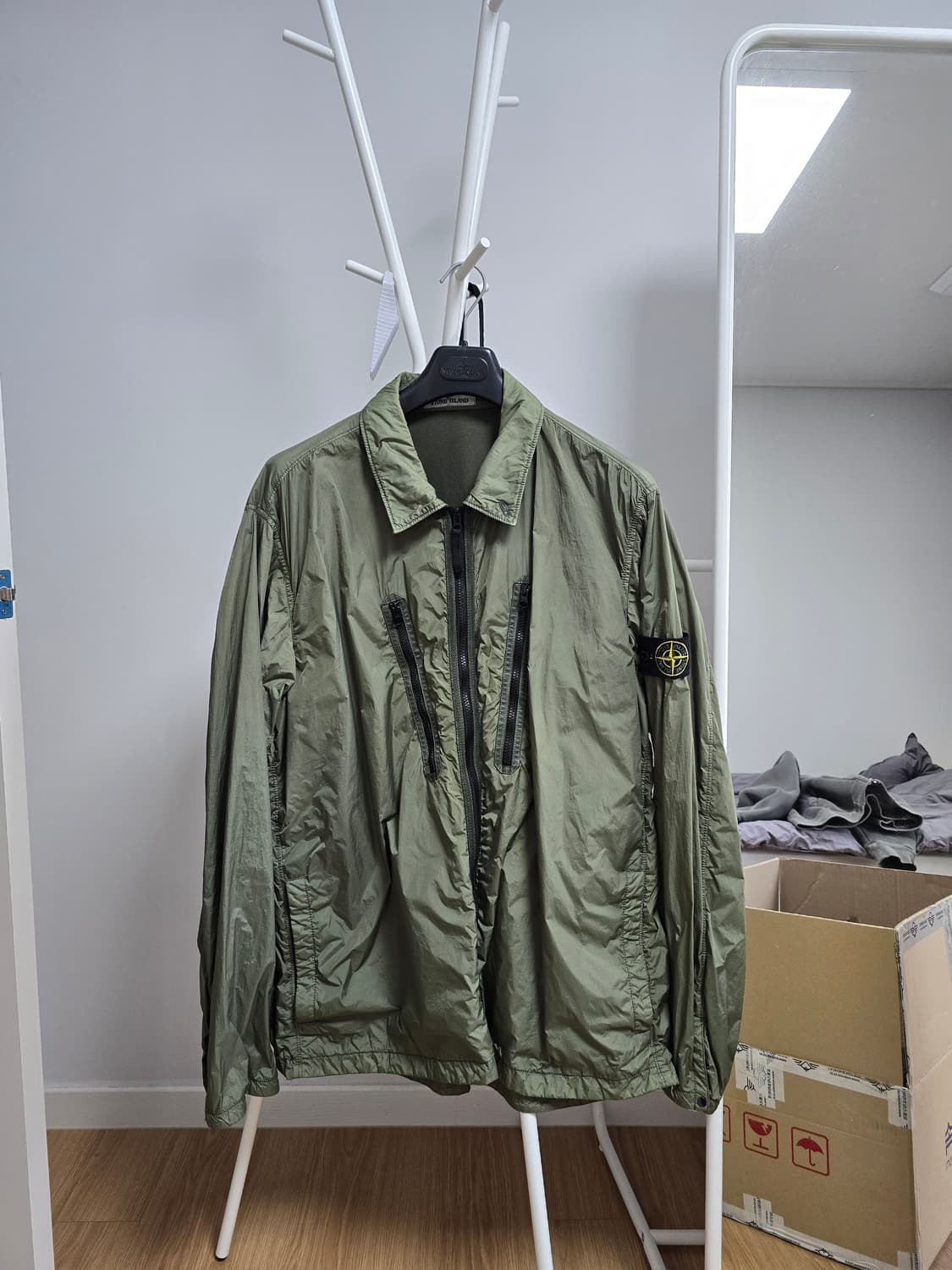 스톤아일랜드 크링클랩스 오버셔츠 xxxl 3xl 상품이미지1