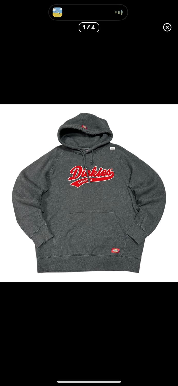  (바배) 디키즈 기모 후드티 상품이미지1