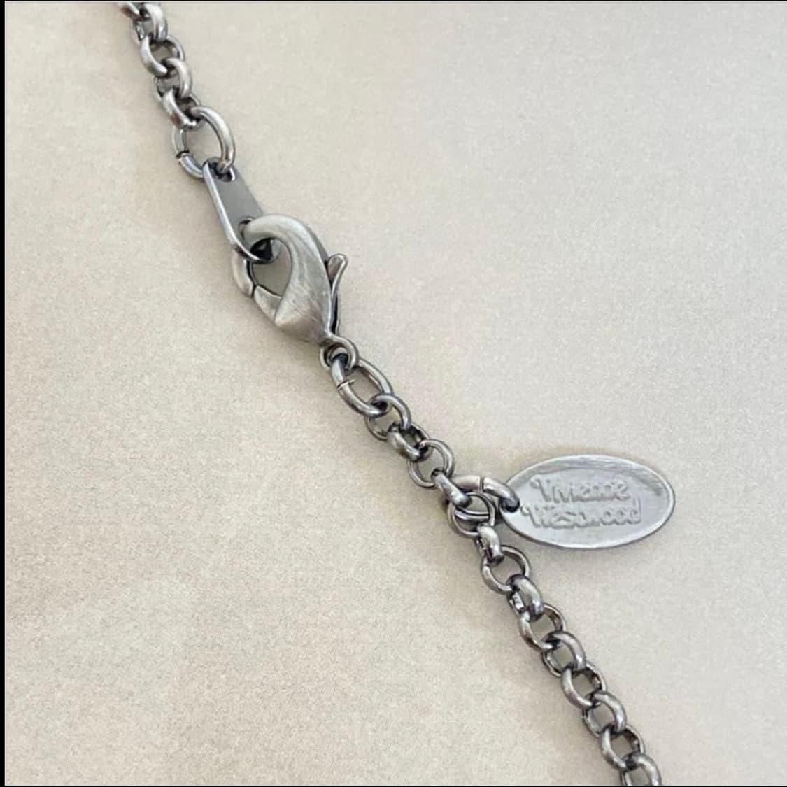 비비안웨스트우드 아카이브 엔틱 천연석 3d orb 팬던트 목걸이 상품이미지3