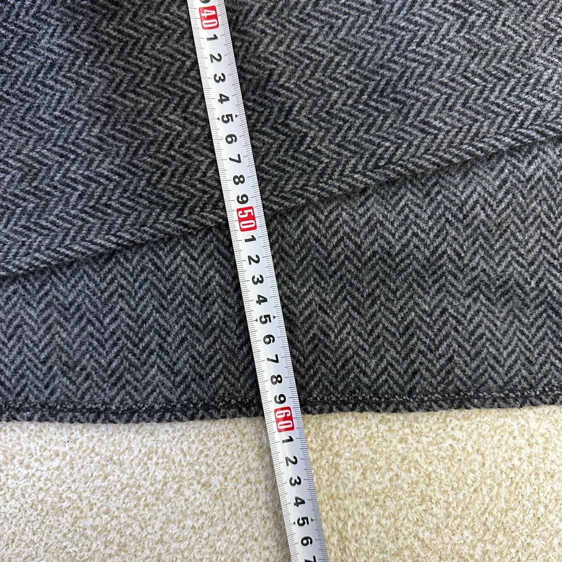 실측확인 로렌랄프로렌 울 헤링본 케이프 0323D 상품이미지4
