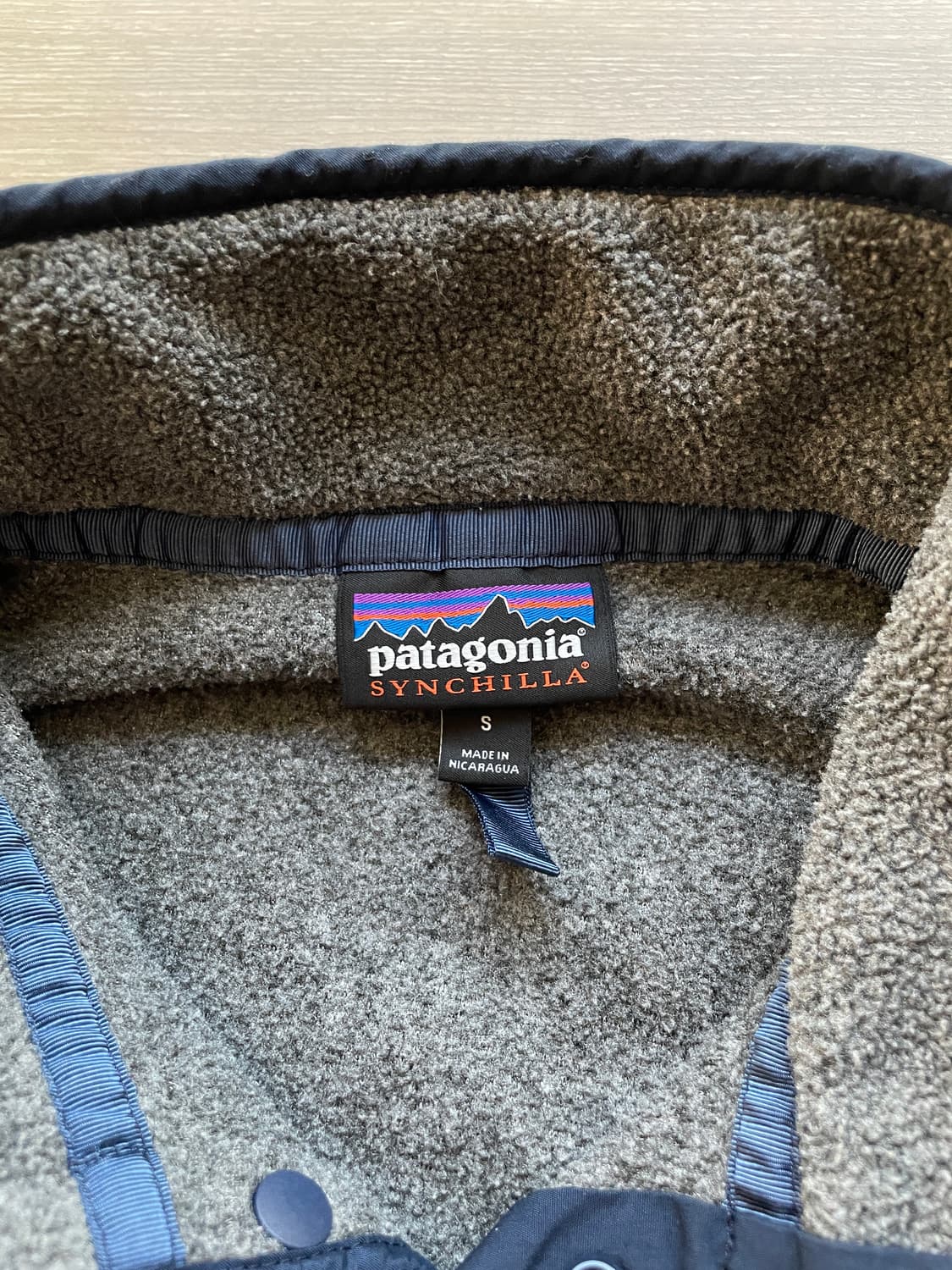 파타고니아 신칠라 니켈 네이비 그레이 플리스 patagonia 상품이미지7
