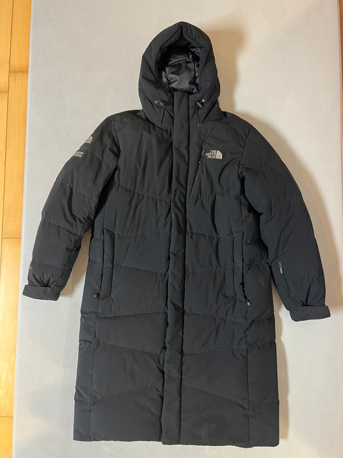 무료배송 - 노스페이스 구스다운 드라이벤트 롱패딩(블랙) L 100 상품이미지1