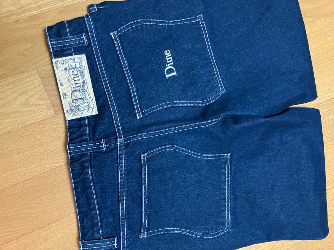 [3장가격] Dime 다임 스케이트보드 클래식 데님진 인디고블루 M 상품이미지5