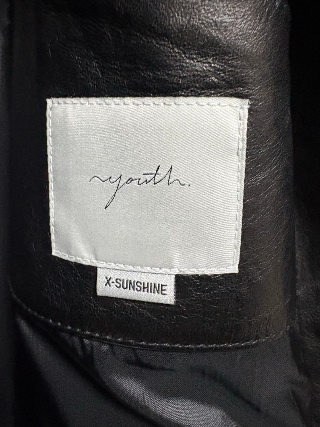2025 fw Yourh leather coat 상품이미지2