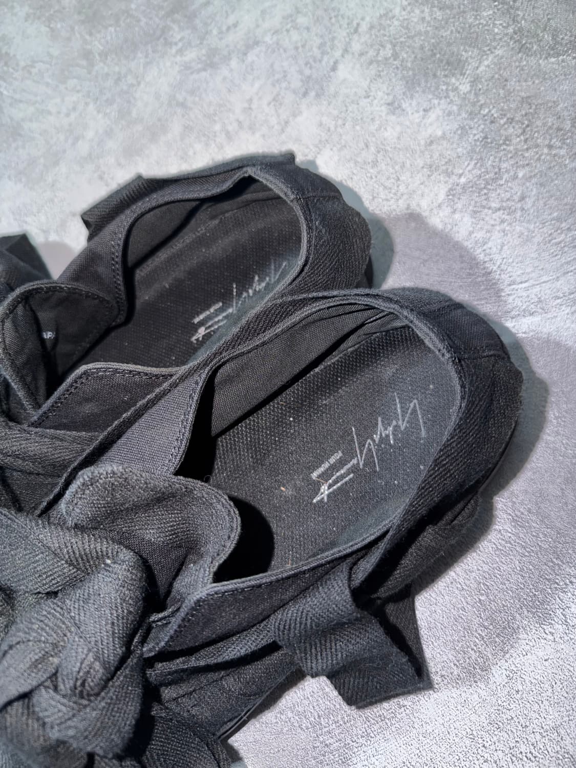 Yohji Yamamoto POUR HOMME 레이스업 슬립온 상품이미지6
