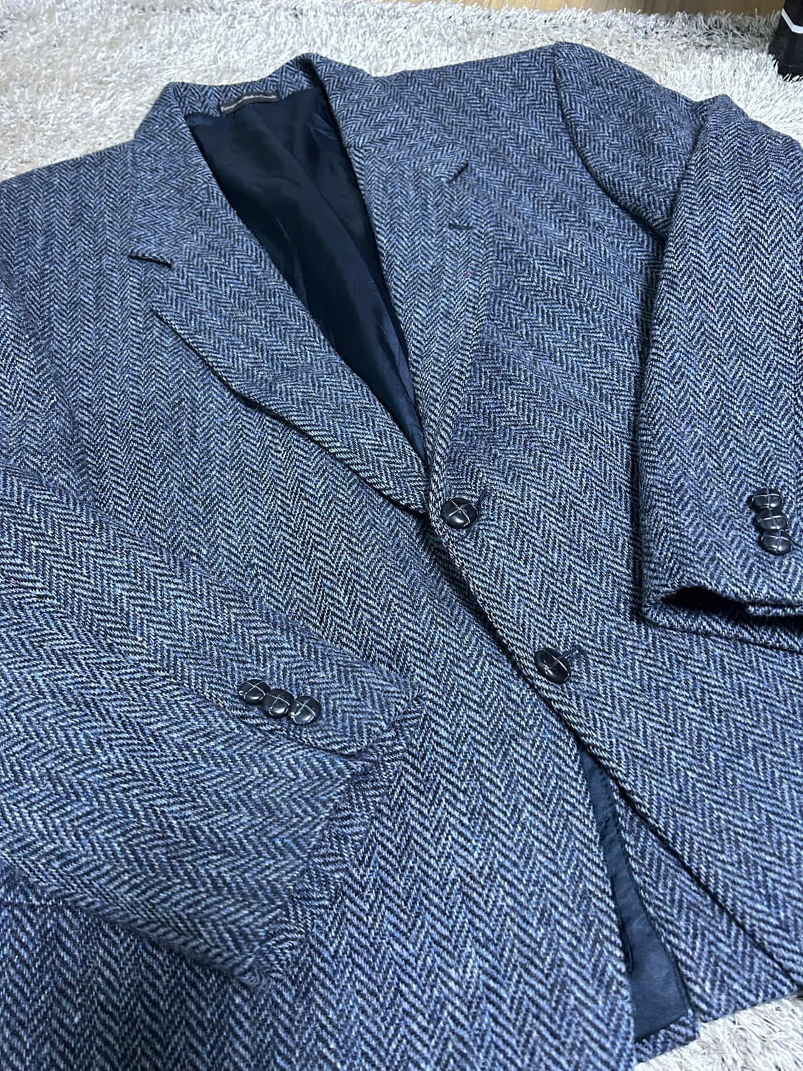 캐나다제 해리스트위드 블레이저 사이즈 105~110 상품이미지2
