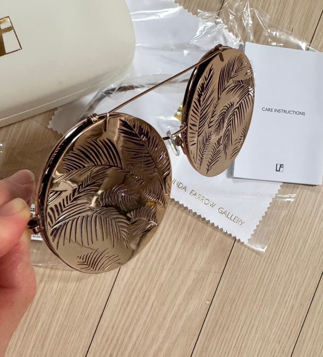 새상품 린다페로우 스페셜에디션 클립온 선글라스 made in Japan 상품이미지2