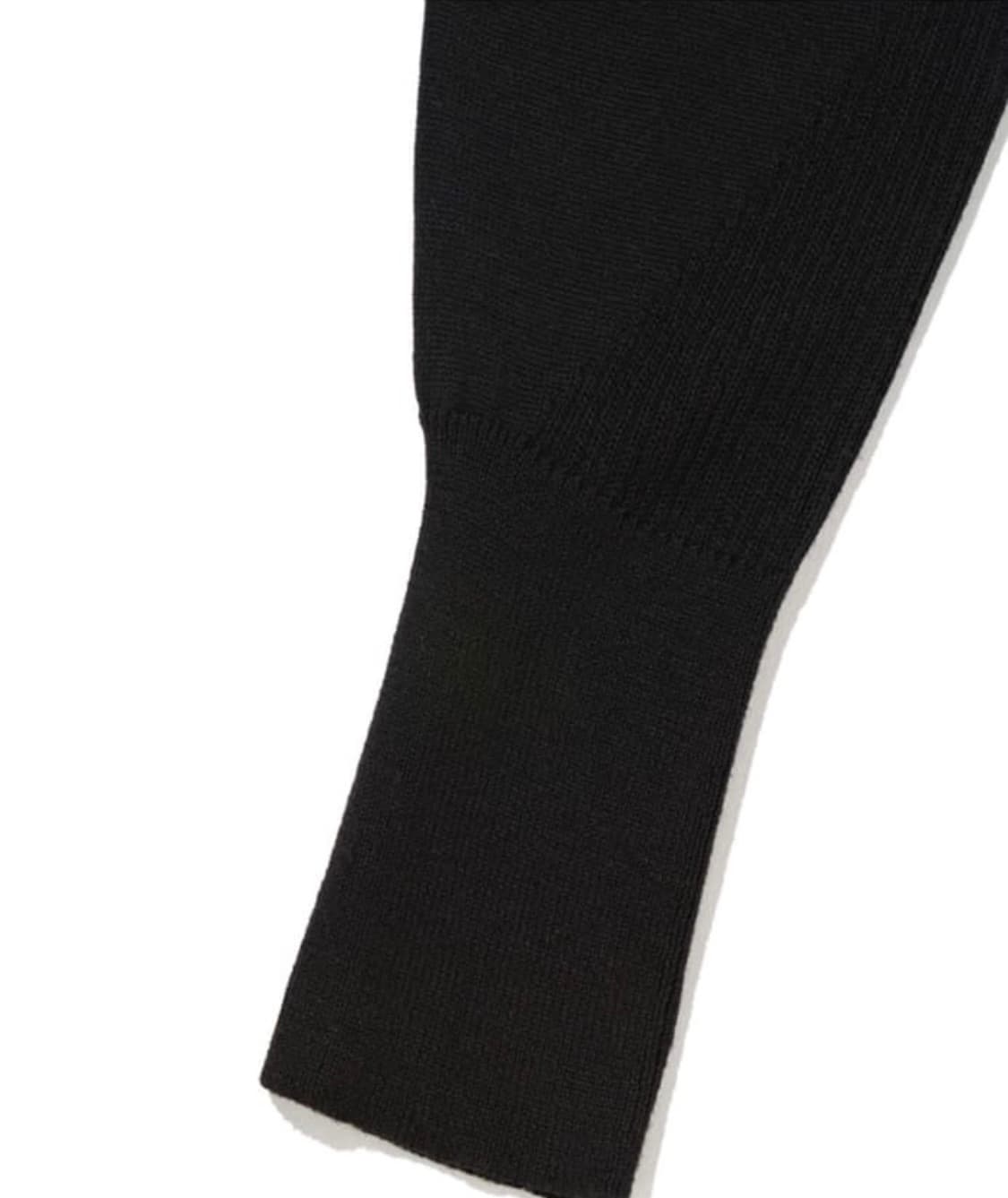 미스치프 터틀 넥 니트 탑 블랙 S 상품이미지5