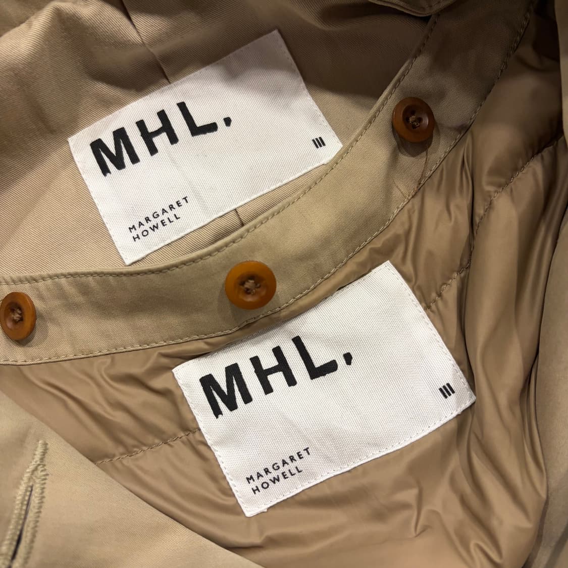 [M] 17FW 마가렛호웰 베이지색 내피 코트 자켓 B288 상품이미지5