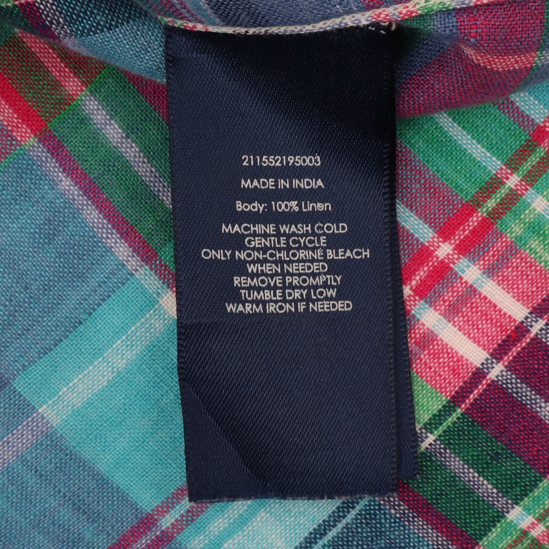 폴로 랄프로렌 린넨 마드라스 체크 셔츠 상품이미지9