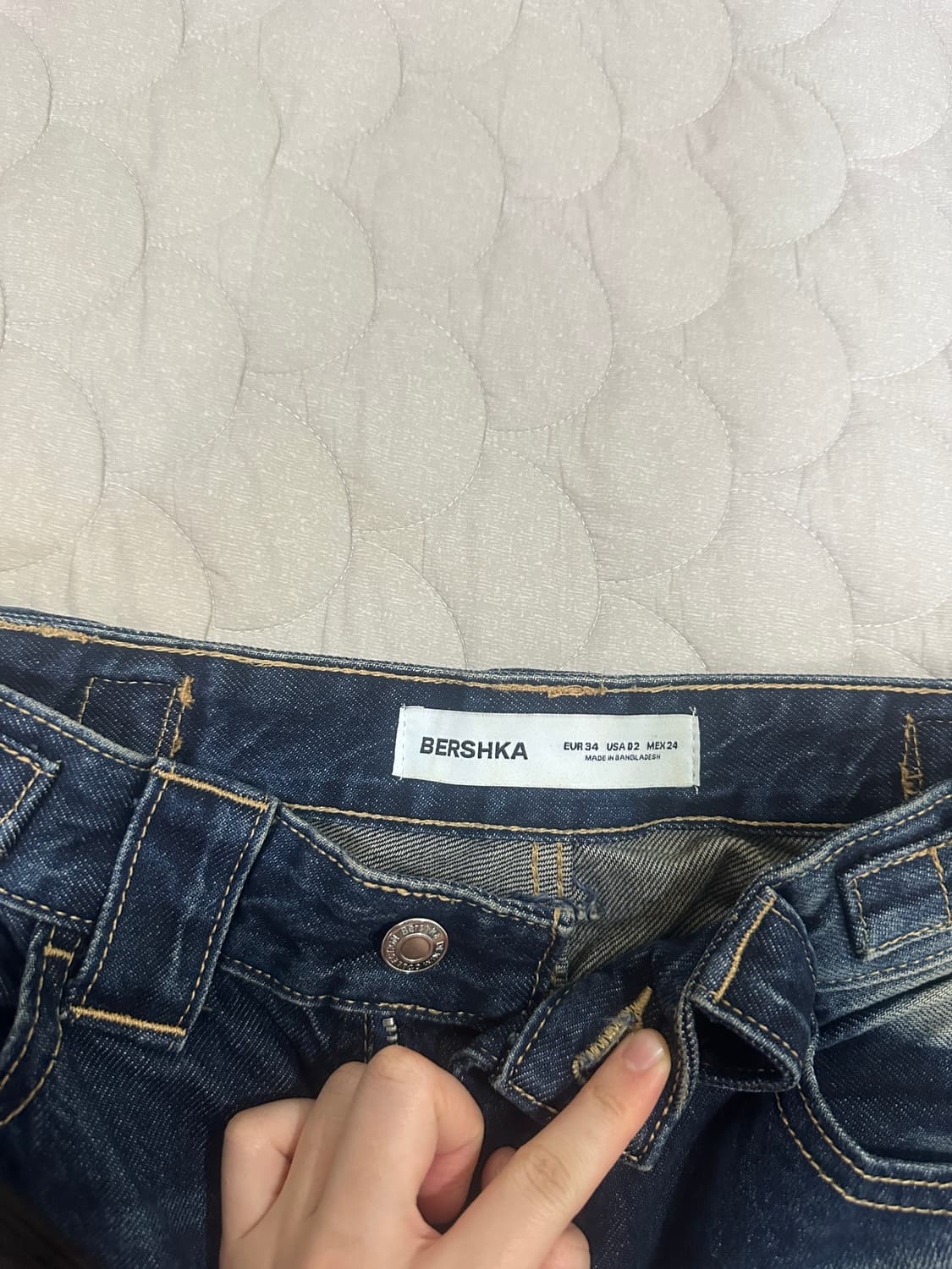 Bershka 베르슈카 청바지 Relaxed fit jeans 상품이미지4