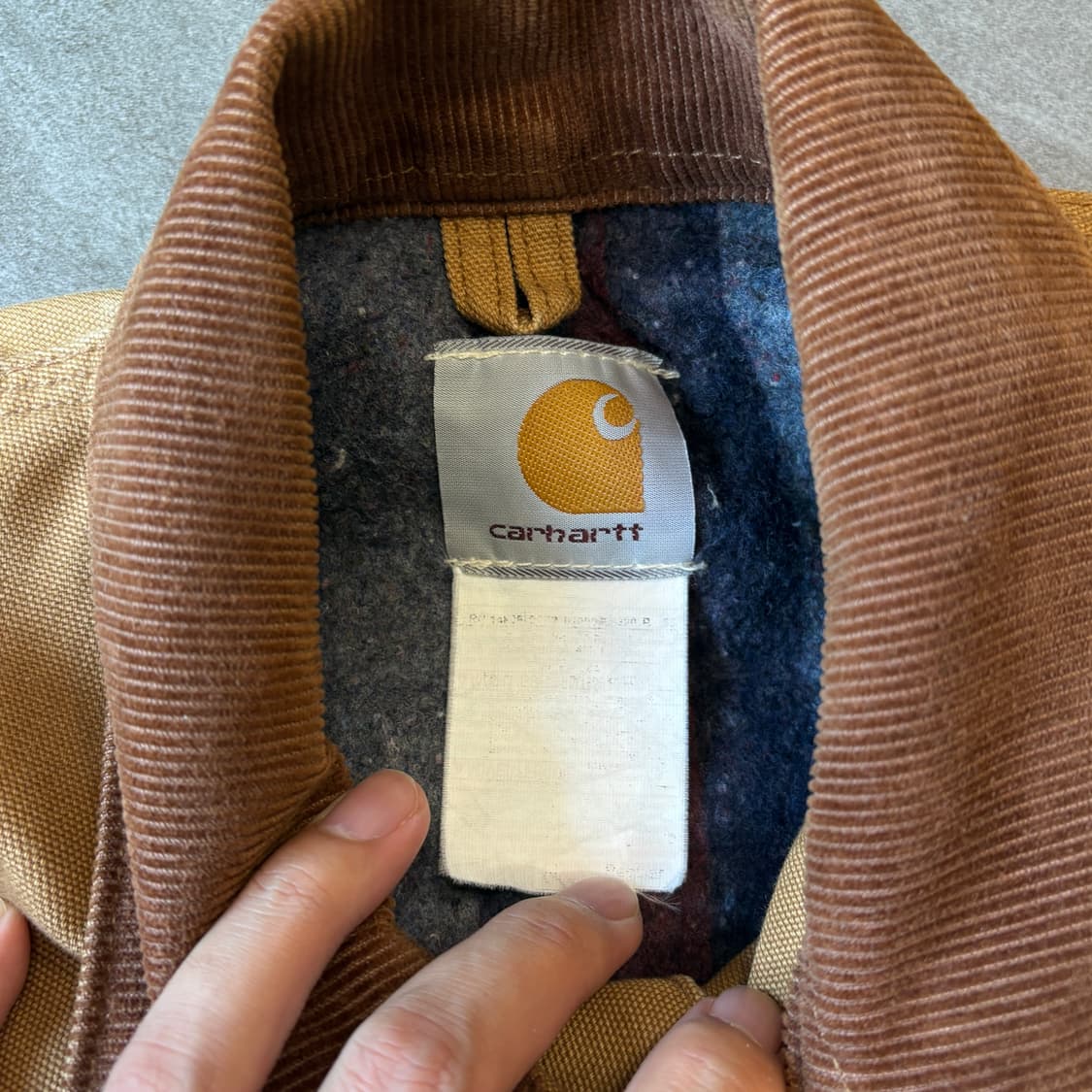 칼하트 정품 브라운 덕 초어 자켓  상품이미지5