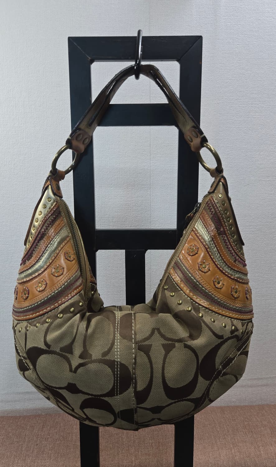 코치(Coach) 시그니처 라지 호보 숄더백 상품이미지2