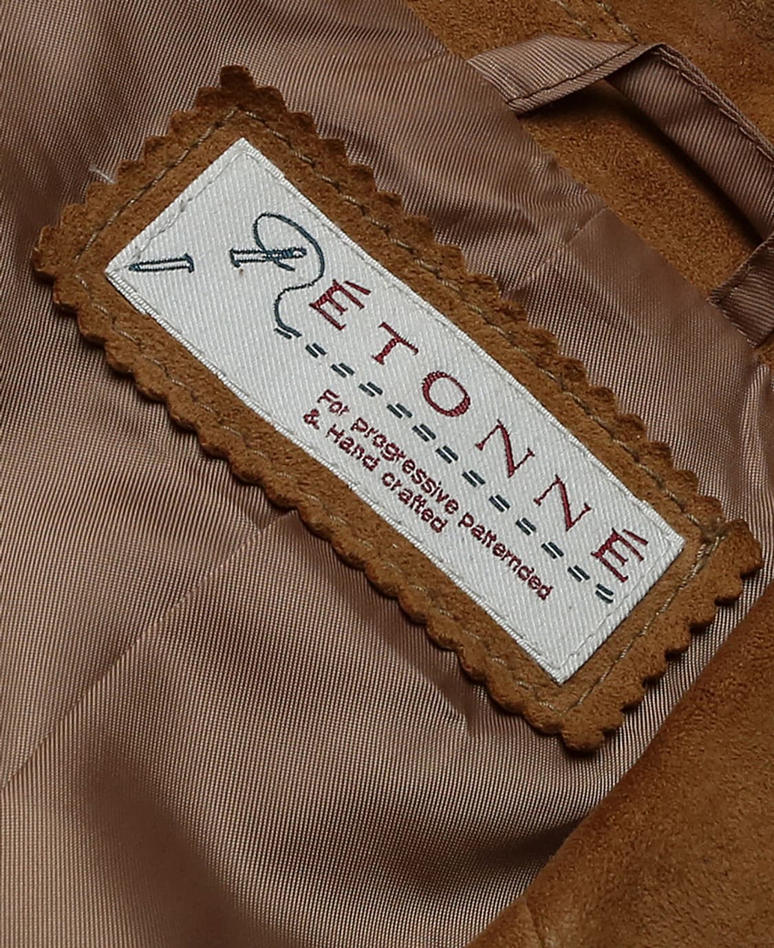 에토네 [Etonne] 염소 가죽 스웨이드 더블 자켓 더블 브레스티드 상품이미지8