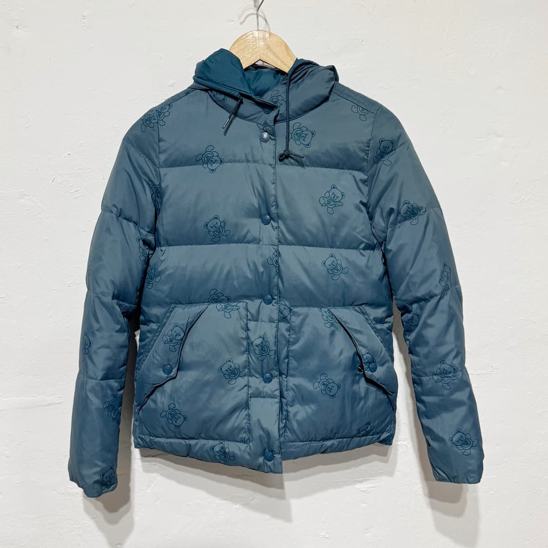 히스테릭글래머 퍽베어 리버시블 다운 자켓 블루 상품이미지1