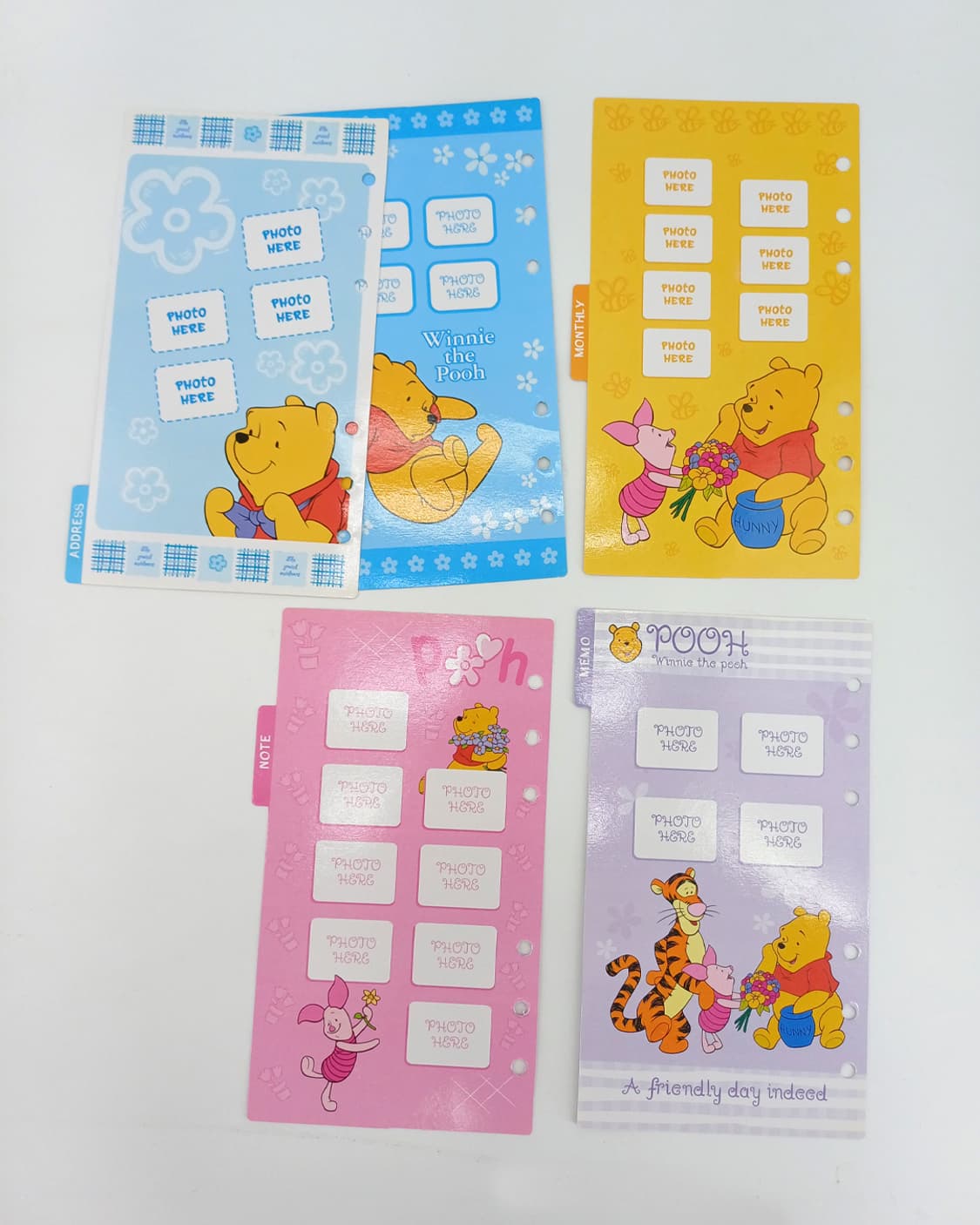 위니더푸 곰돌이푸 6공 다이어리꾸미기  고전문구 개당 상품이미지4