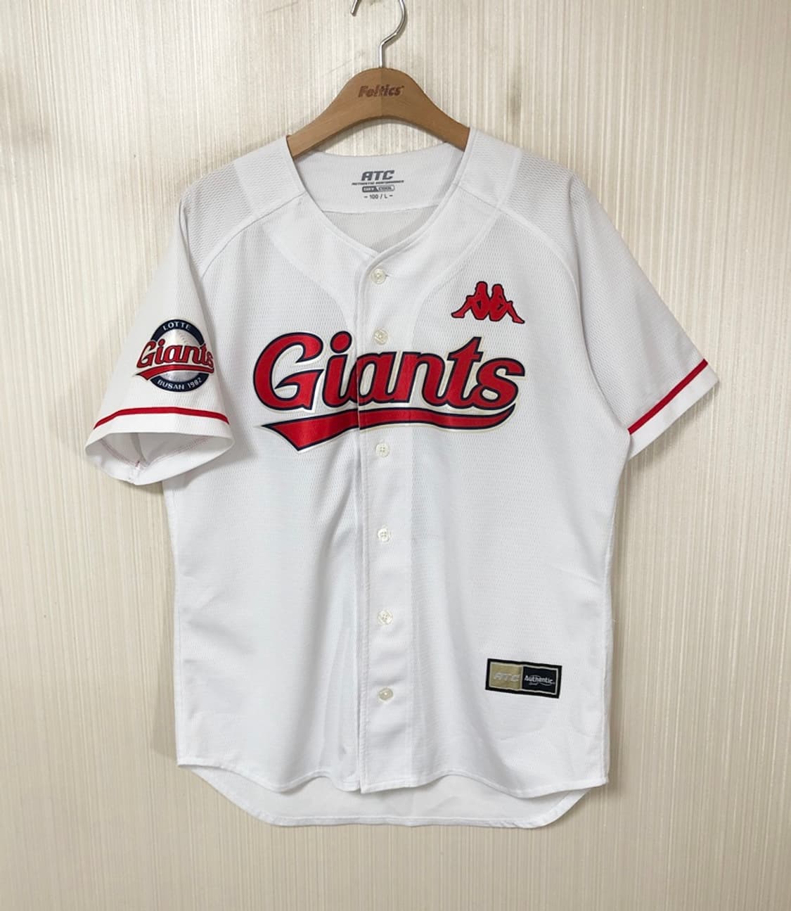 KBO 카파 롯데자이언츠 어센틱 홈유니폼/져지 L(100) #13 안치홍 상품이미지1