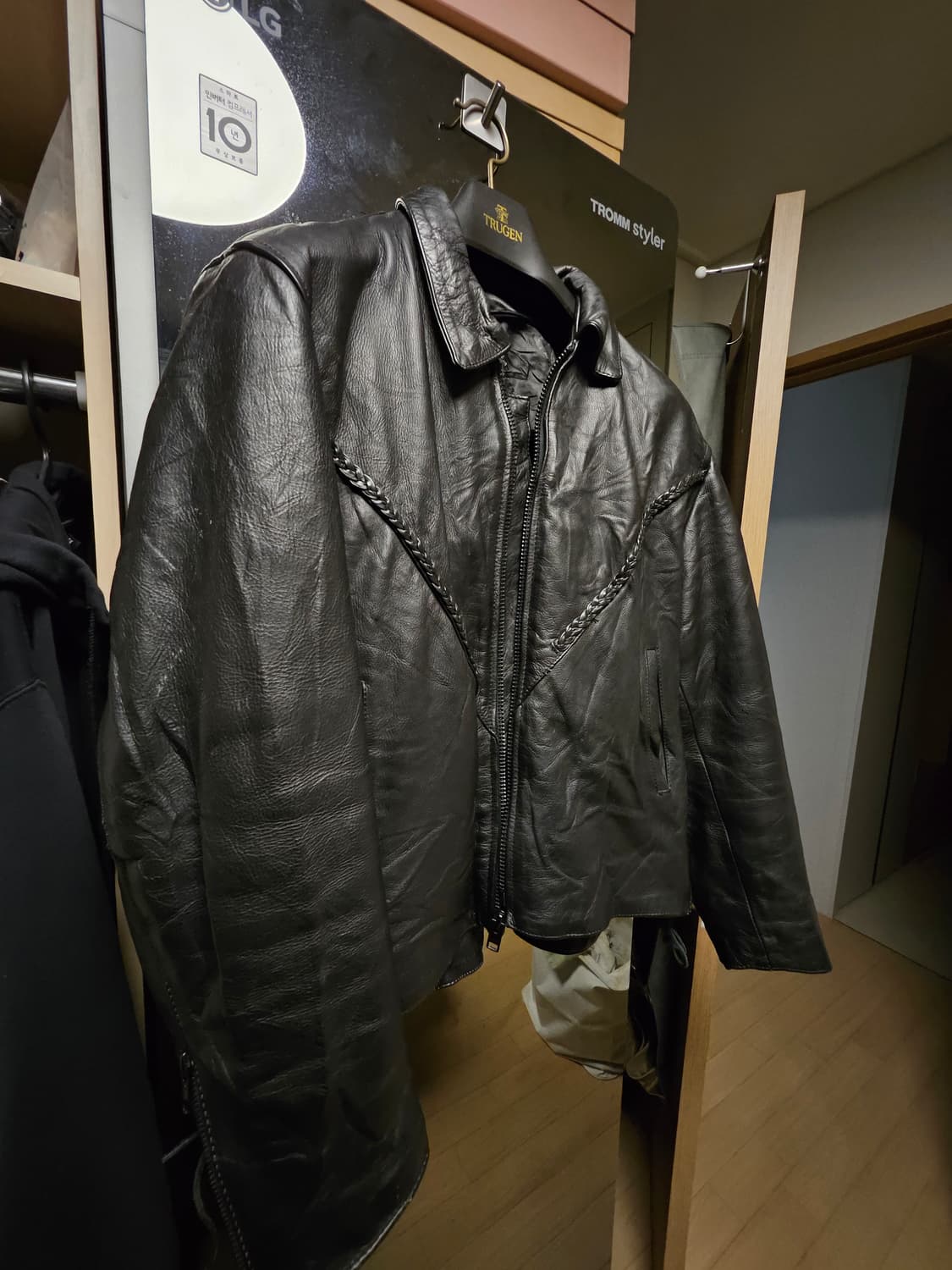 USA 빈티지 웨스턴 싱글라이더 가죽 상품이미지2