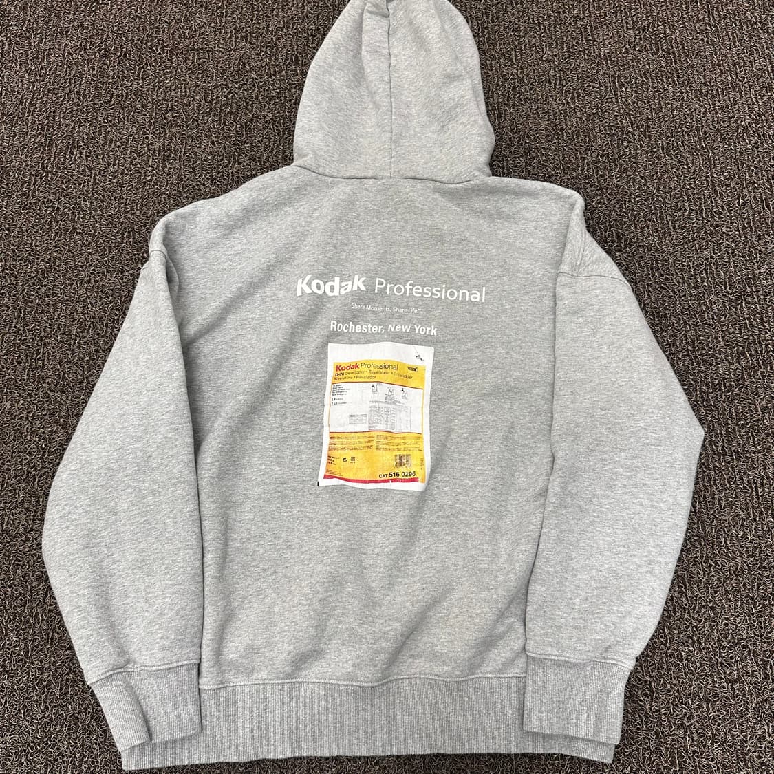 Kodak 코닥 긴팔 후드티셔츠 그레이 2XL 상품이미지6