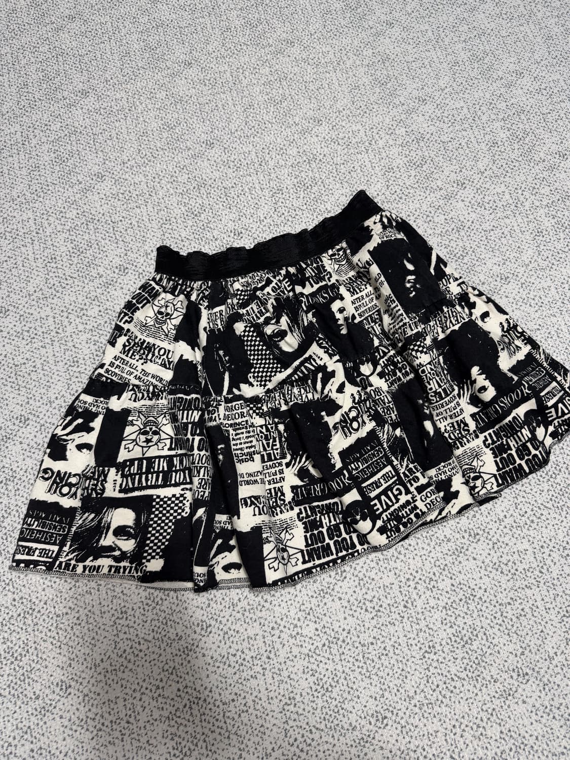 고스펑크 펑크룩 스커트 상품이미지1