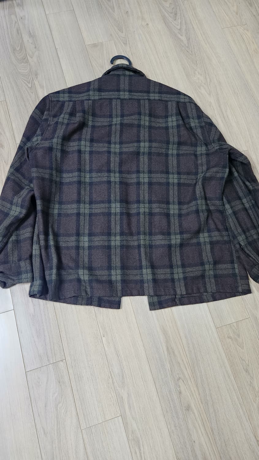 캐피탈 KAPITAL 울 체크 랭글 컬러 보드 셔츠 상품이미지2