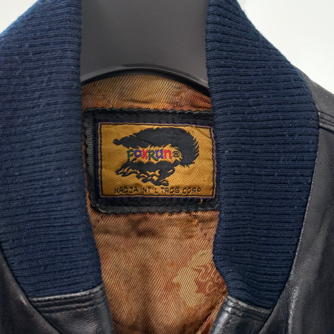 Foxrun 90s 양가죽 크롭 MA-1 자켓 상품이미지7