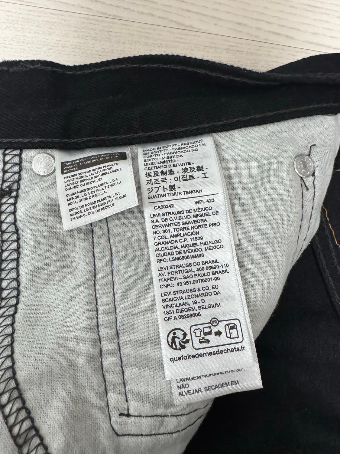 리바이스 550 블랙 32*29 상품이미지4